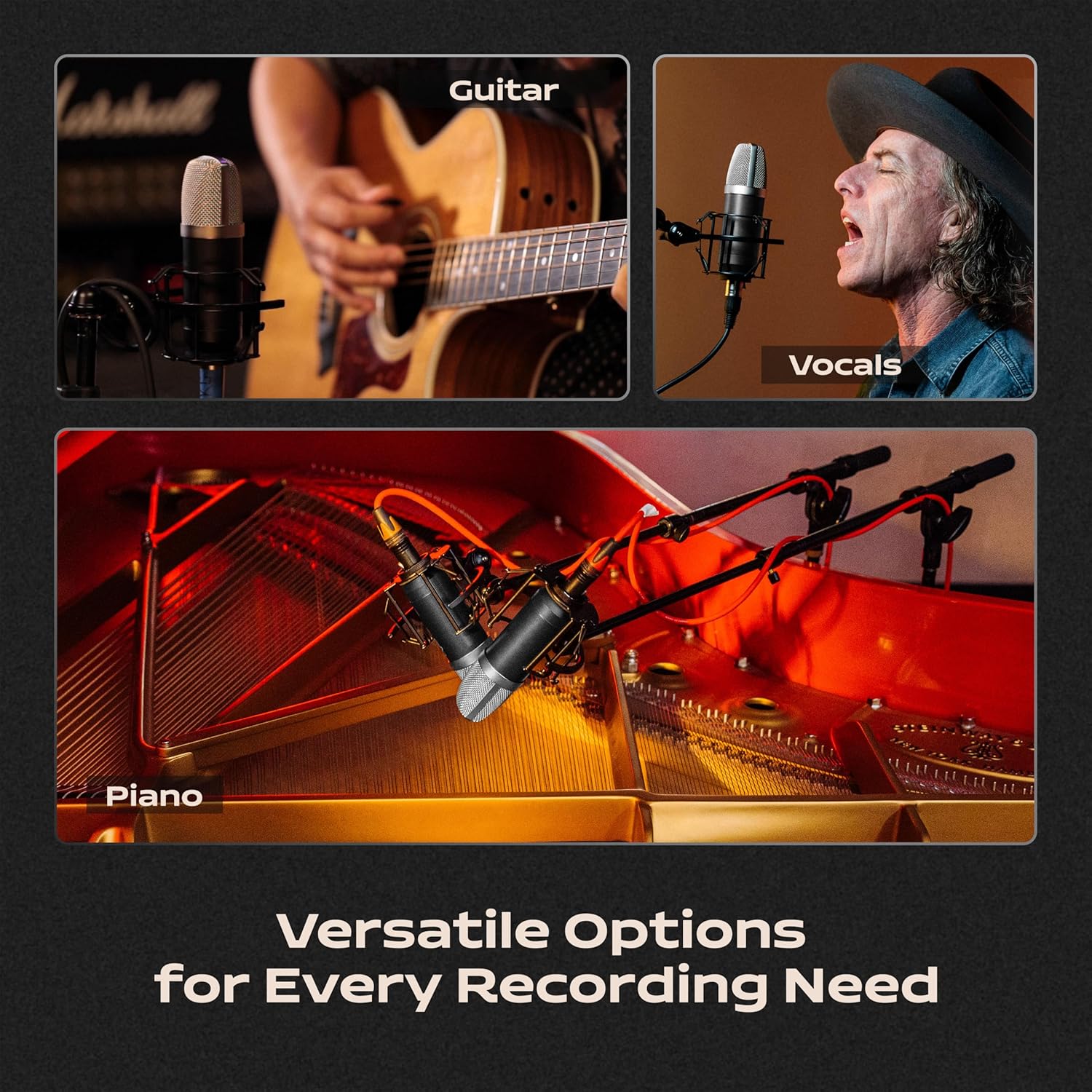 콘덴서 마이크 녹음 게임방송 홈레코딩 빈티지 회로, 맞춤형 출력 변압기 및 팟캐스트, 보컬, 기타를 위한-모바일 11번가