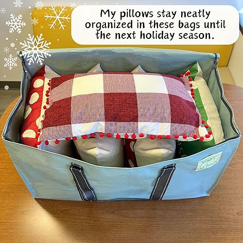 Miniatura 2 de VENO - Paquete de mudanzas, cajas de almacenamiento para embalaje universitario con tapas alternativas, para dormitorio, extragrande, asas