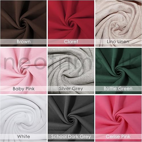 Miniatura 5 de Tela de sudadera y punto acanalado a juego para recortar material de jersey de forro polar cepillado, estándar europeo y aprobado por la escuela, 35