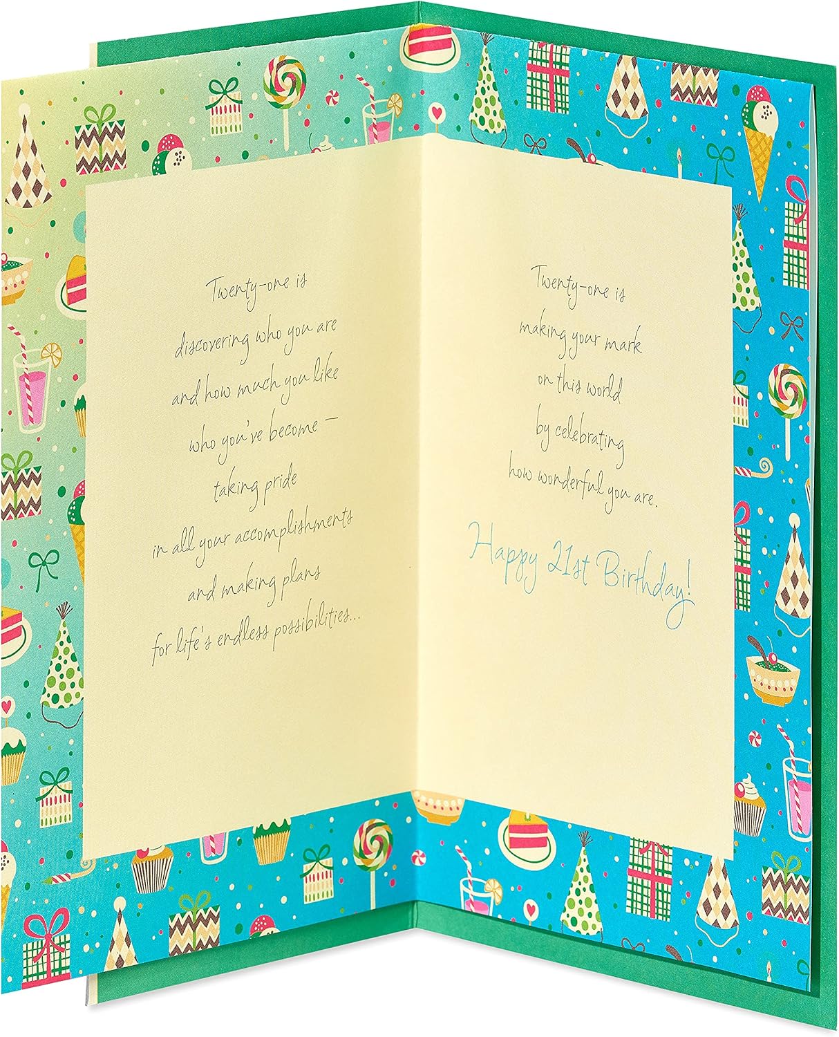 American Greetings 21st Birthday Card (Being Young)
