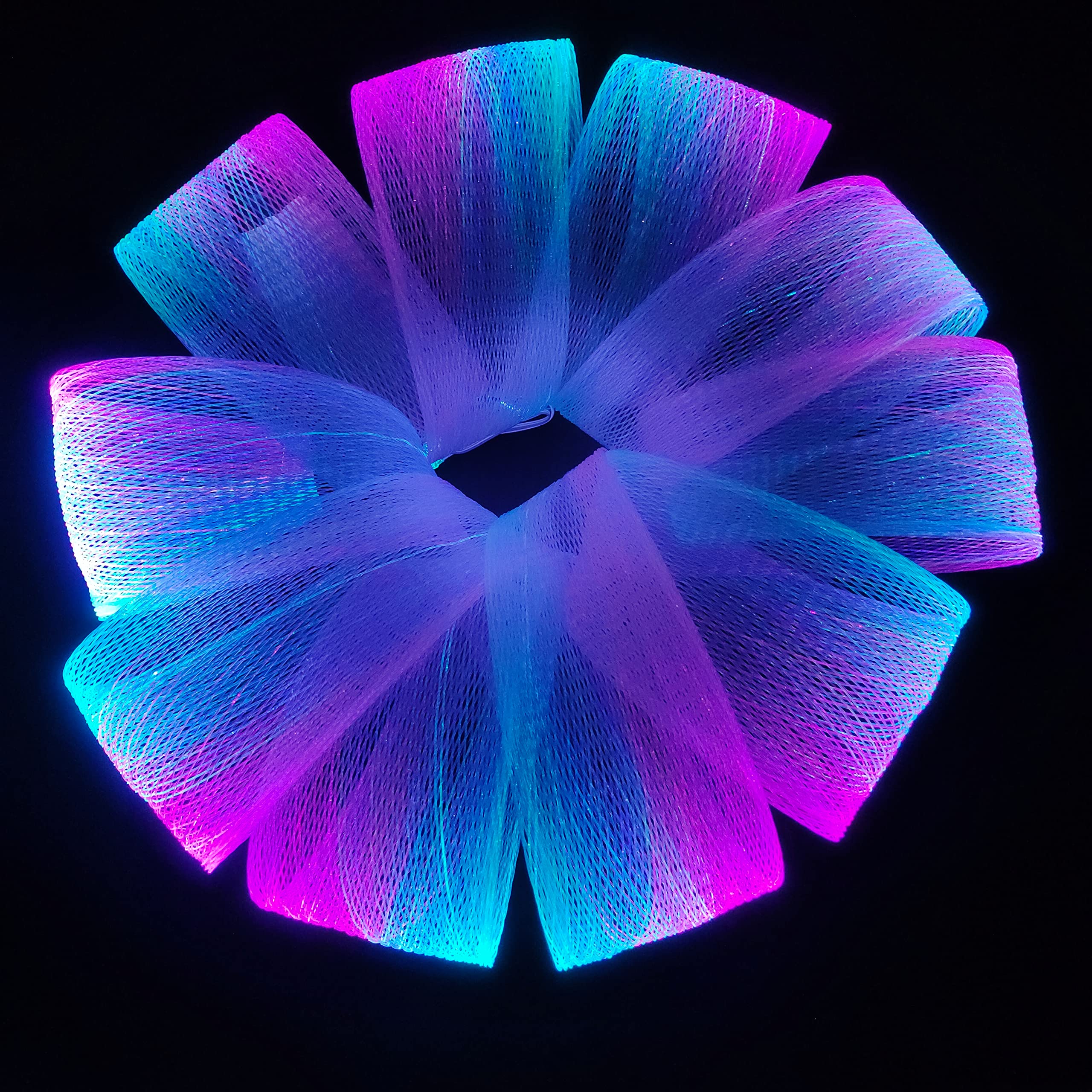 Buy FOPLIT LED Fiber Optic Mesh Light Kits for Ceiling Wall Party