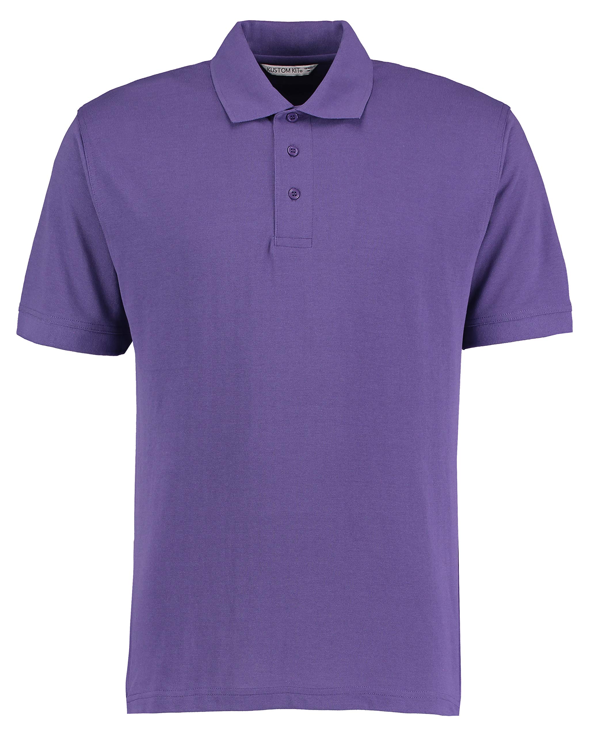 Kustom Kit Unisex Comfort Finish Klassic Polo Shirt Purple M