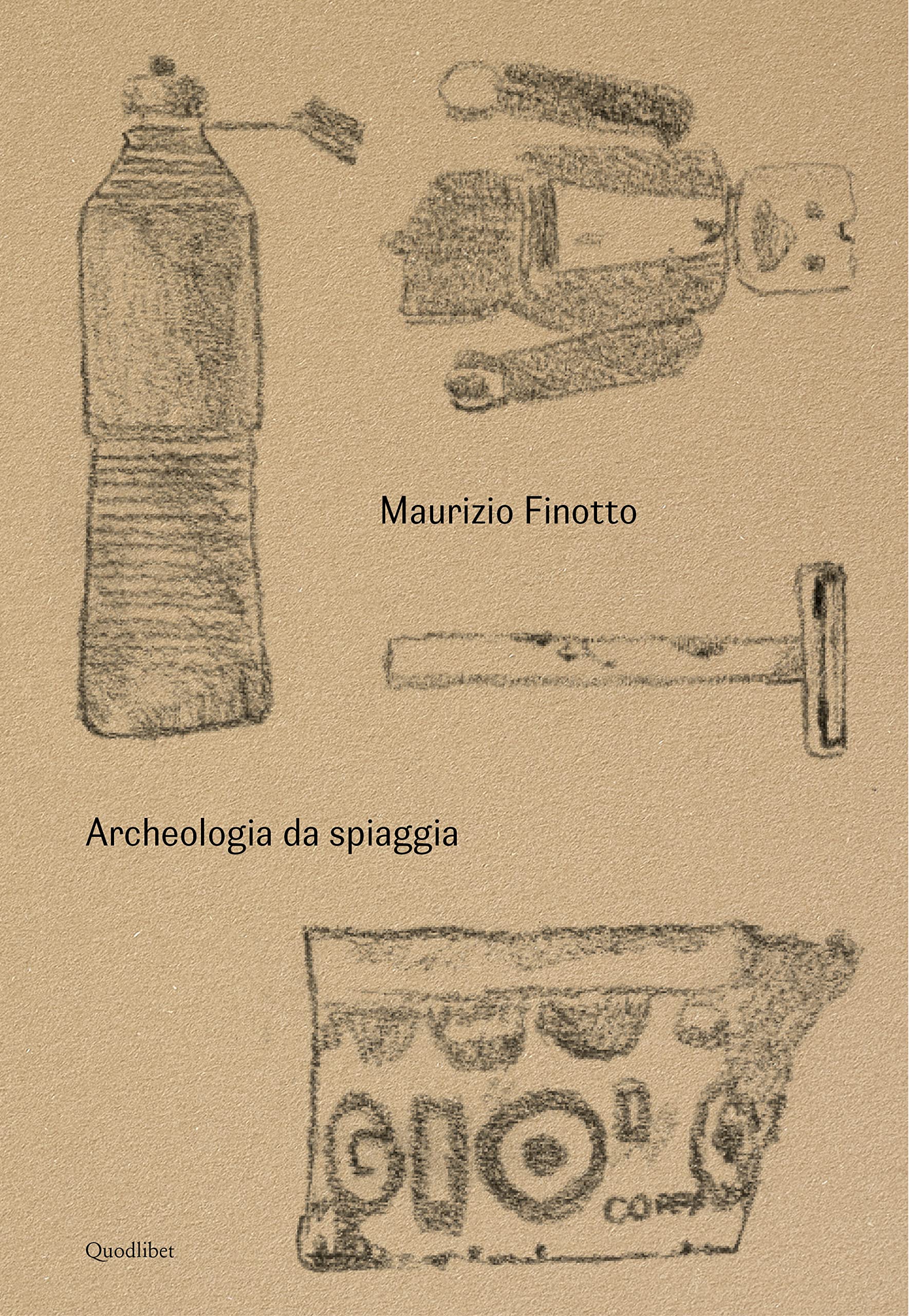 Livre Maurizio Finotto Archeologia da spiaggia pour bibliothèque design