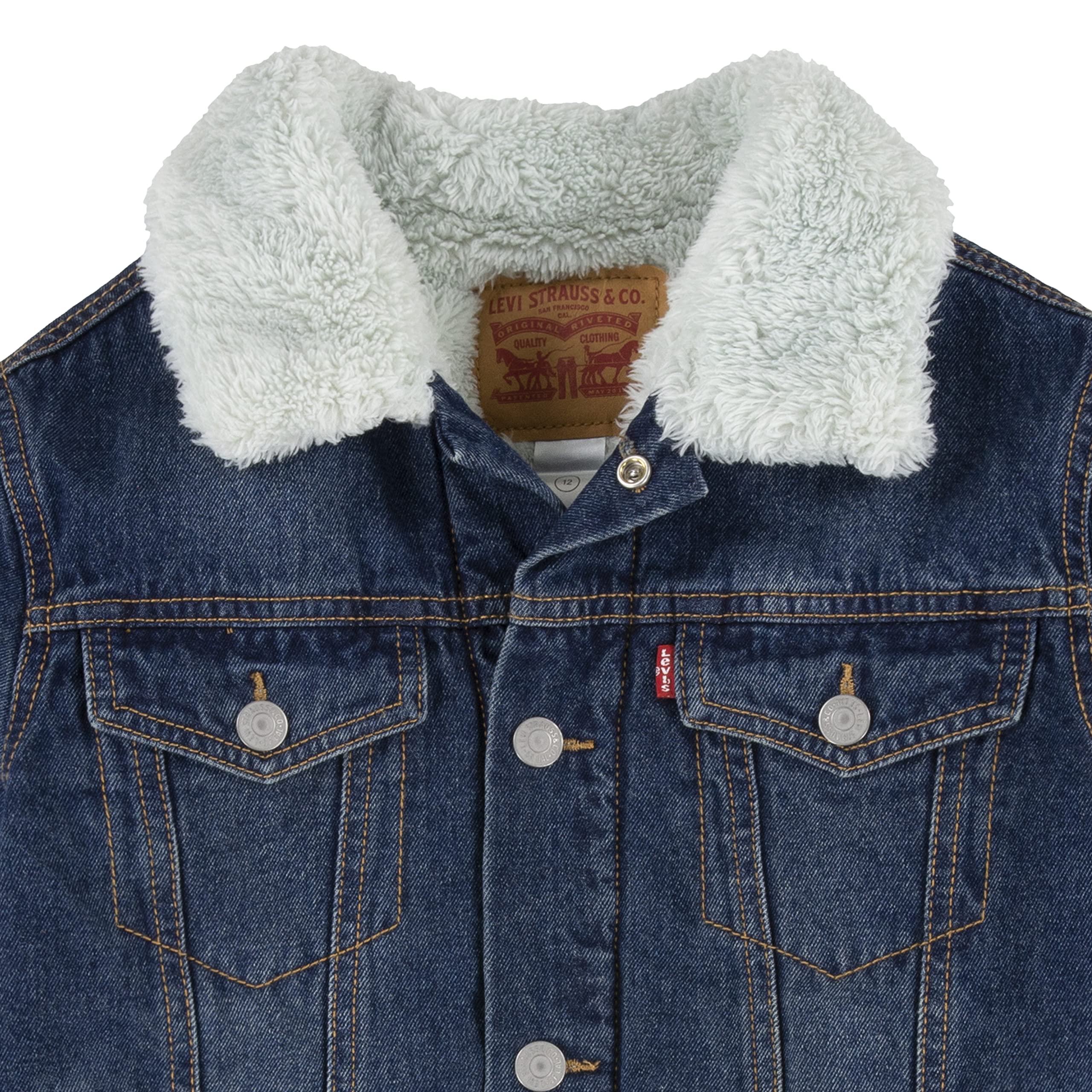 Levi's Lvn Sherpa Trucker Chaqueta vaquera Bebé-Niños (Pack de 1)