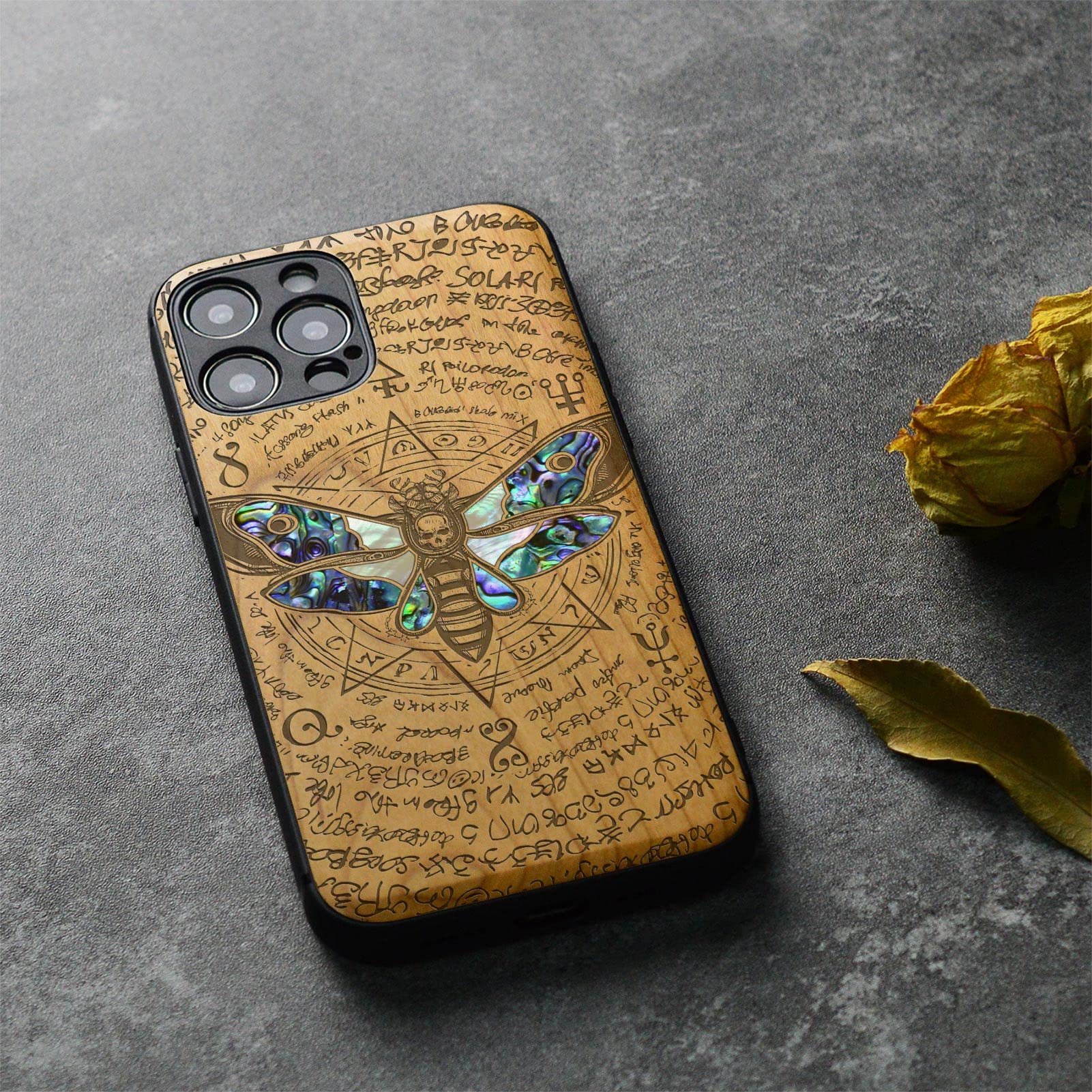 Coque Téléphone En Bois Carveit Art Studio - Pour IPhone 12 Pro Max - Neuve