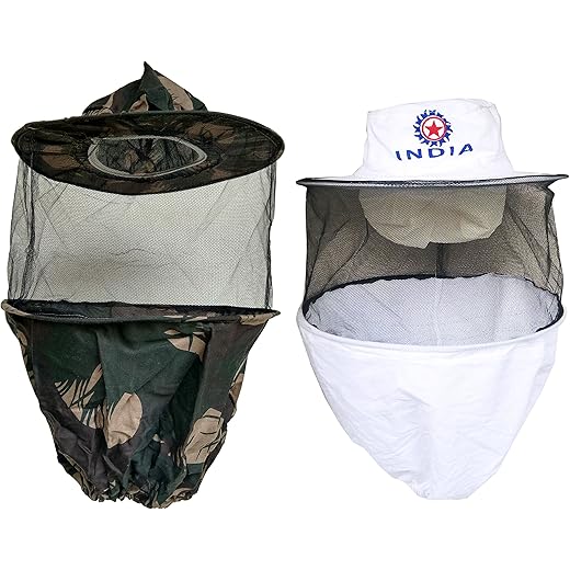 Bee Veil White + Army Colour Combo