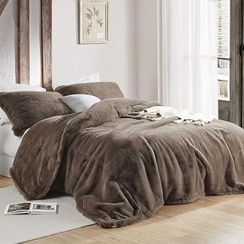 Chunky Bunny - Coma Inducer Queen Oversized Comforter - Velveteen Brown