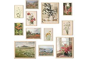 97 Decor Floral Wall Art - Vintage Floral Prints for Wall Decor