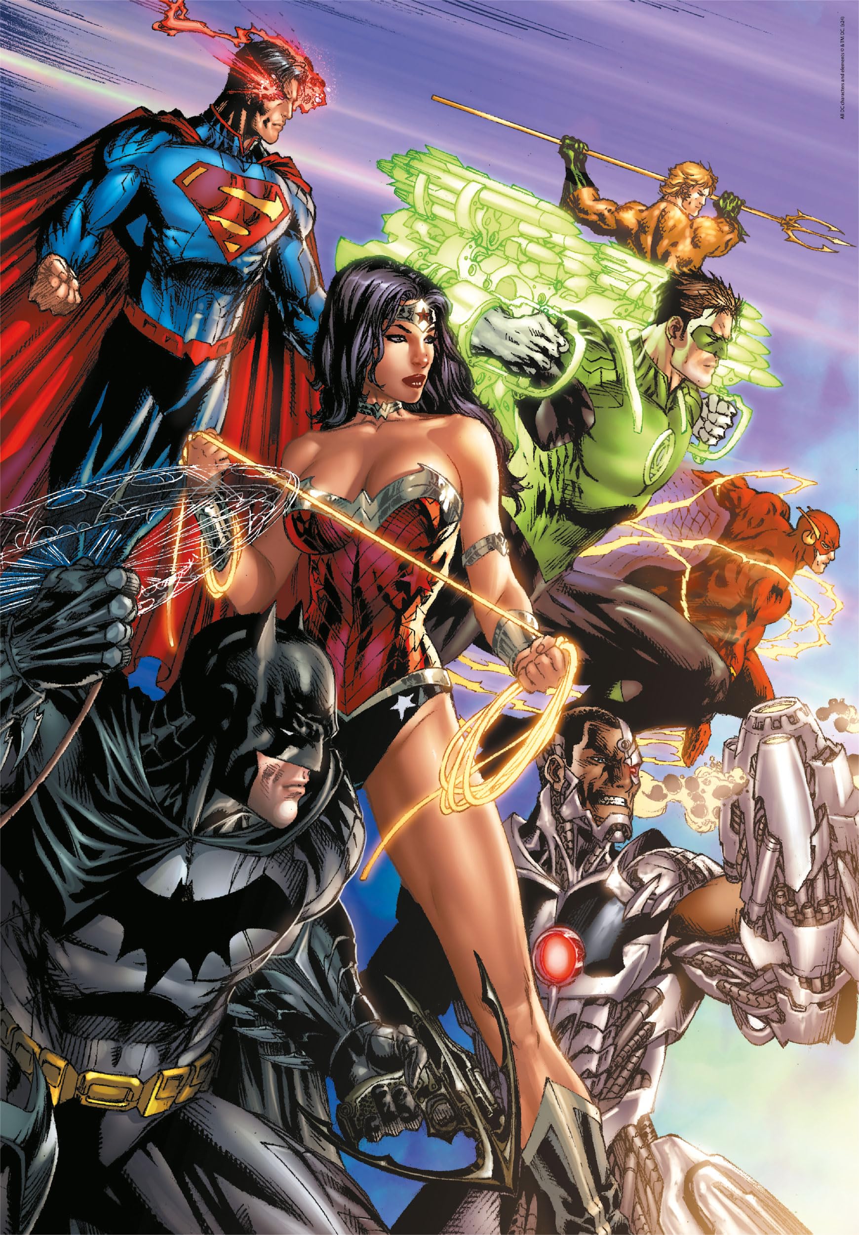 Clementoni Jigsaw Puzzle Dc Comics 1000 Pieces, Puzzle For Adults 14-99 Years, Poster Included, Gift For Men/Women - Image 2