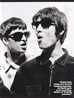 Liam & Noel Gallagher (Oasis), 1994 Photo Shoot - Miniature Poster/Original Magazine Clipping