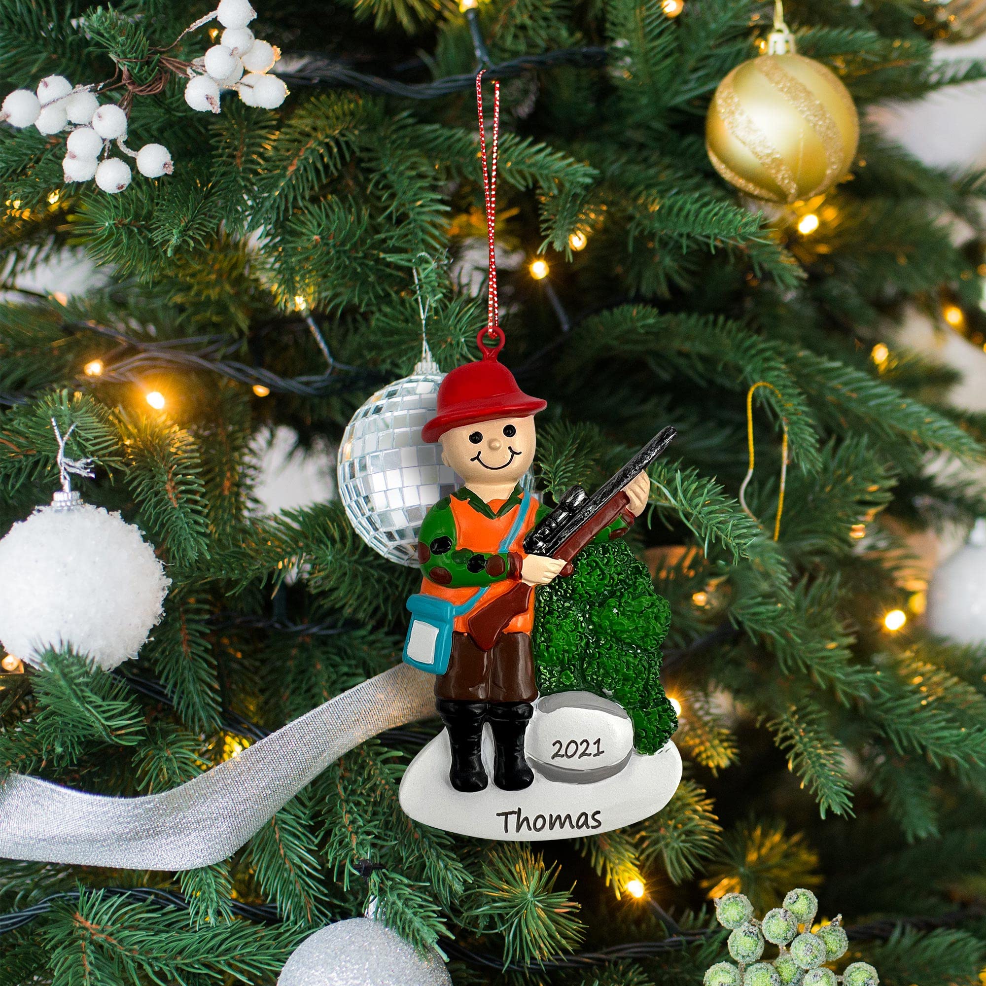 My First Deer Ornament Personalized Hunting Ornament For Christmas,Gift For  Deer Hunting Love - Best Custom Deer Ornaments For Christmas Tree, image size:2000x2000