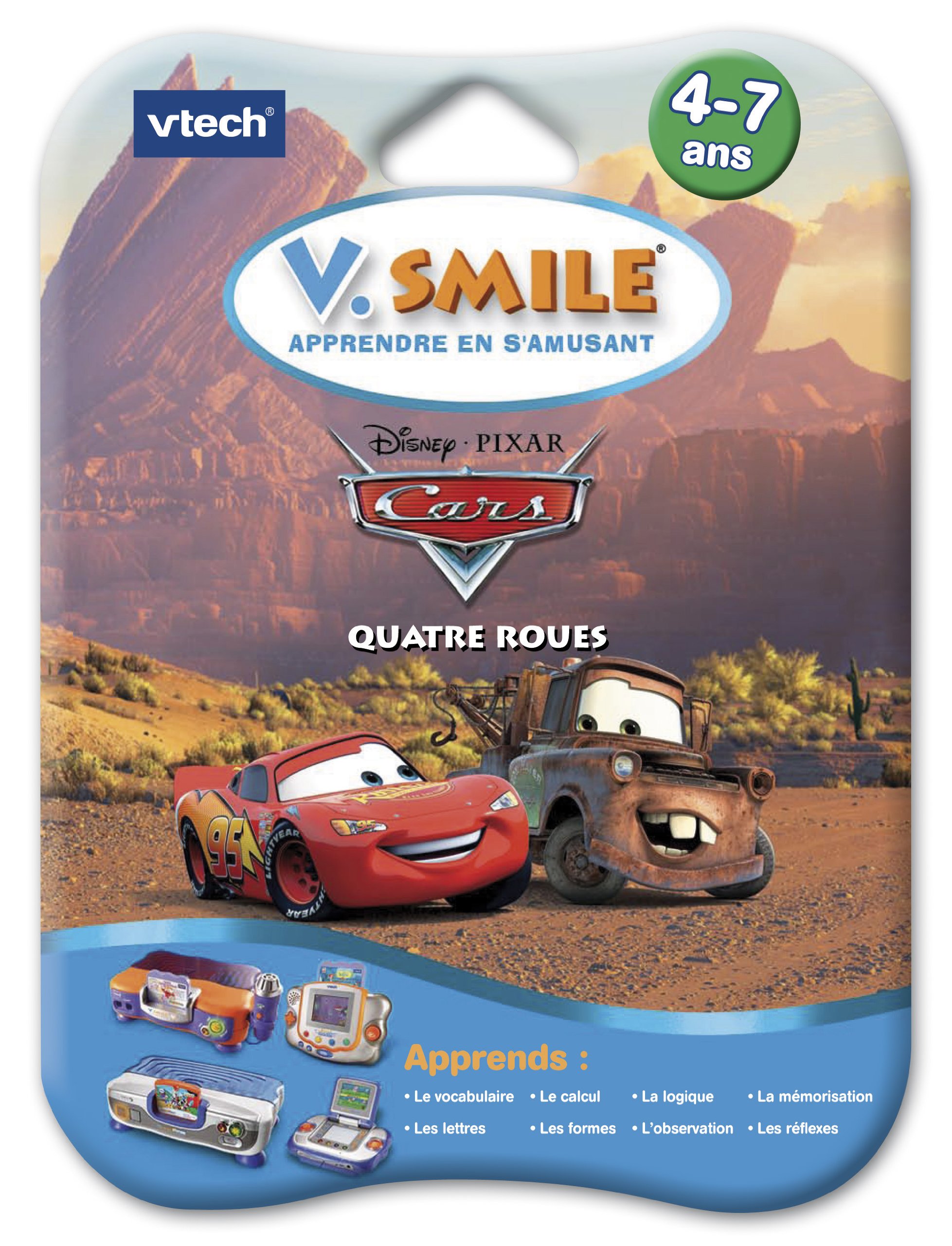 VTech Cartouche de jeu V.Smile (Motion) Cars