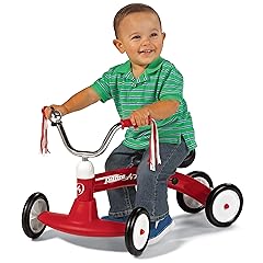 Toddler Toys 1-2, Baby Toys for Kids, 1 Year Old Girl Gifts, 1st Birthday Gifts Boy, Radio Flyer Scoot About Ride On, for Ages 1-3 Years, Red