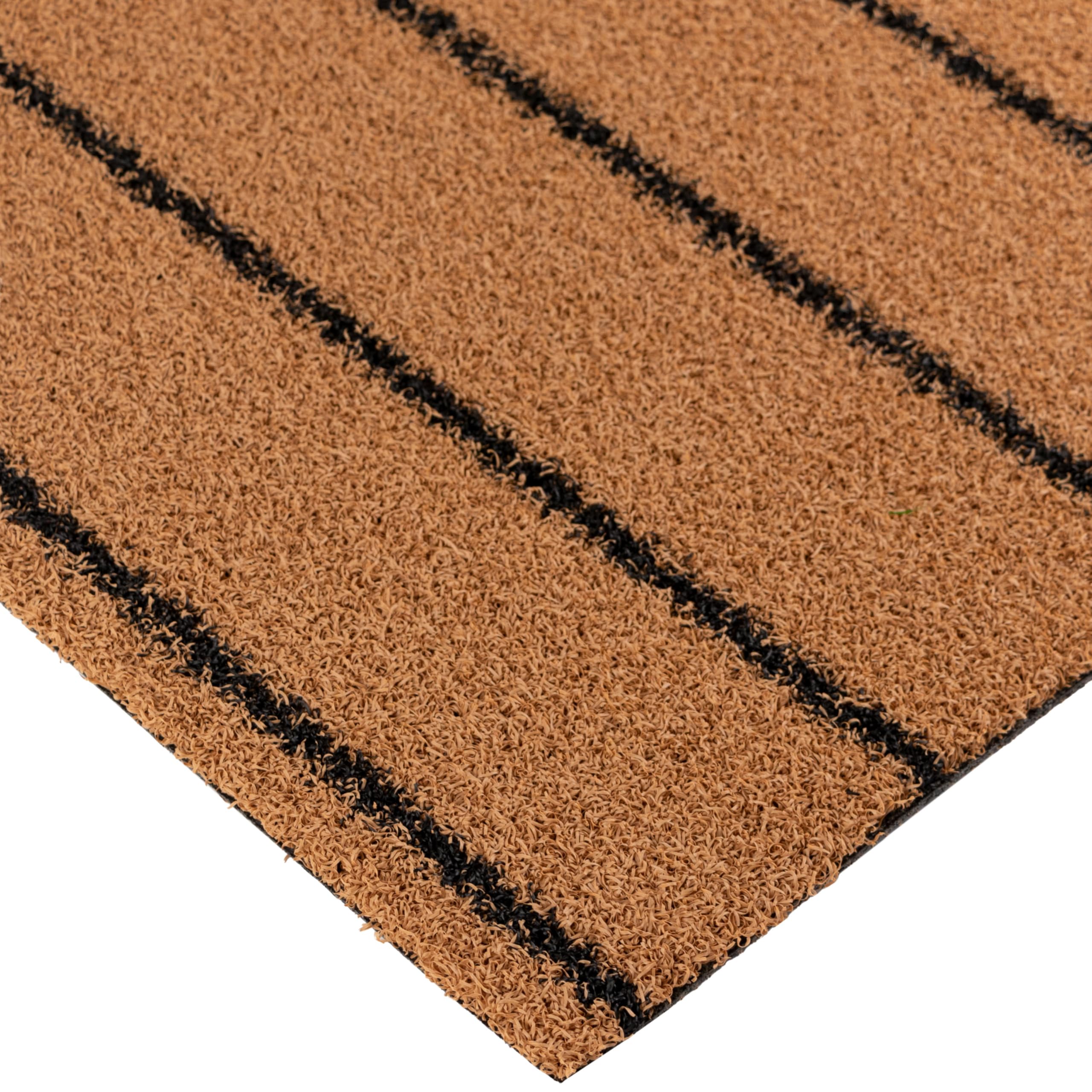 Primaflor Kunstrasen Teak pro 200x300cm | Braun | 12 mm | UV-stabil | wetterfest | wasserdurchlässig | Rasenteppich in Teak-Optik | Bootsdeck Belag und Schiffsdeckbelag | für Balkon und Terrasse