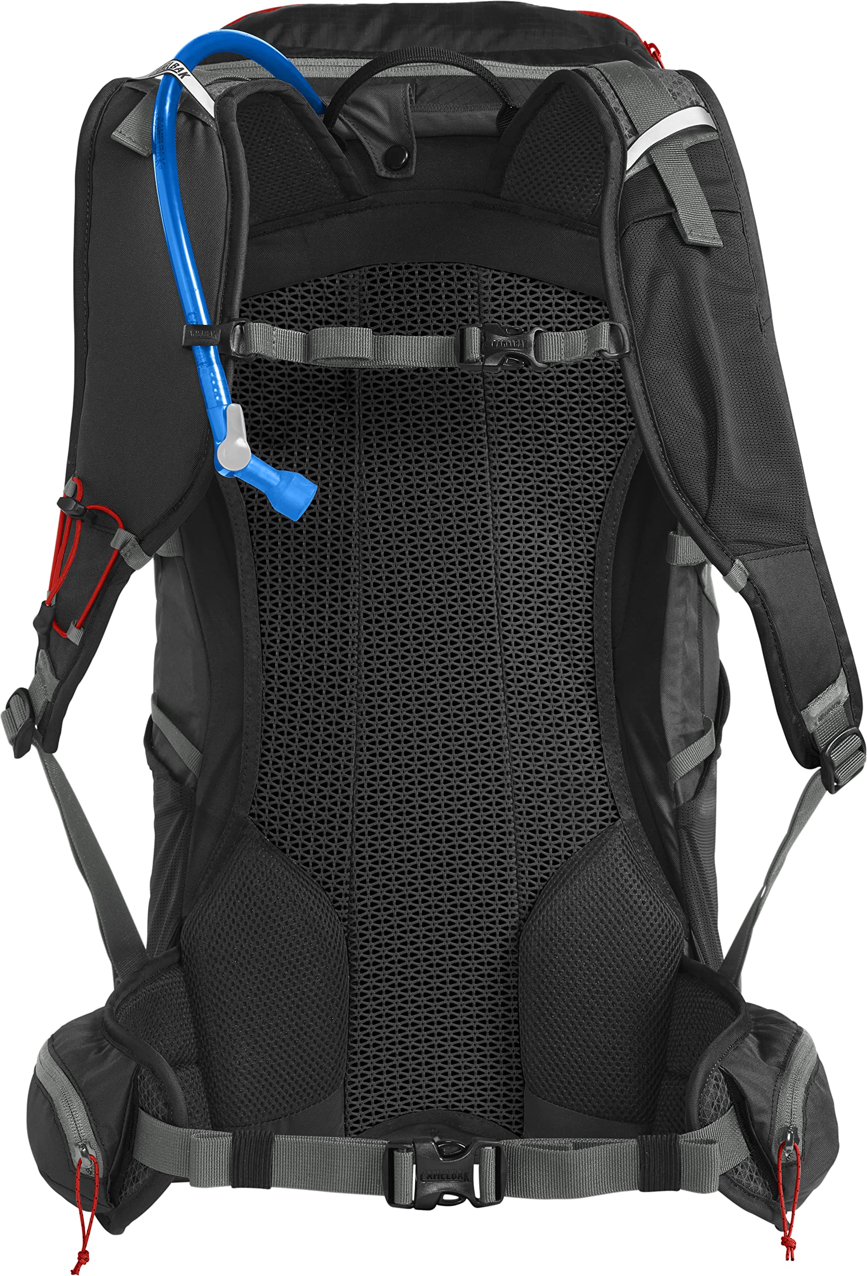 Sac à Dos D'hydratation Crane – Rouge, Avec Réflecteurs, 3 Poches, En Nylon