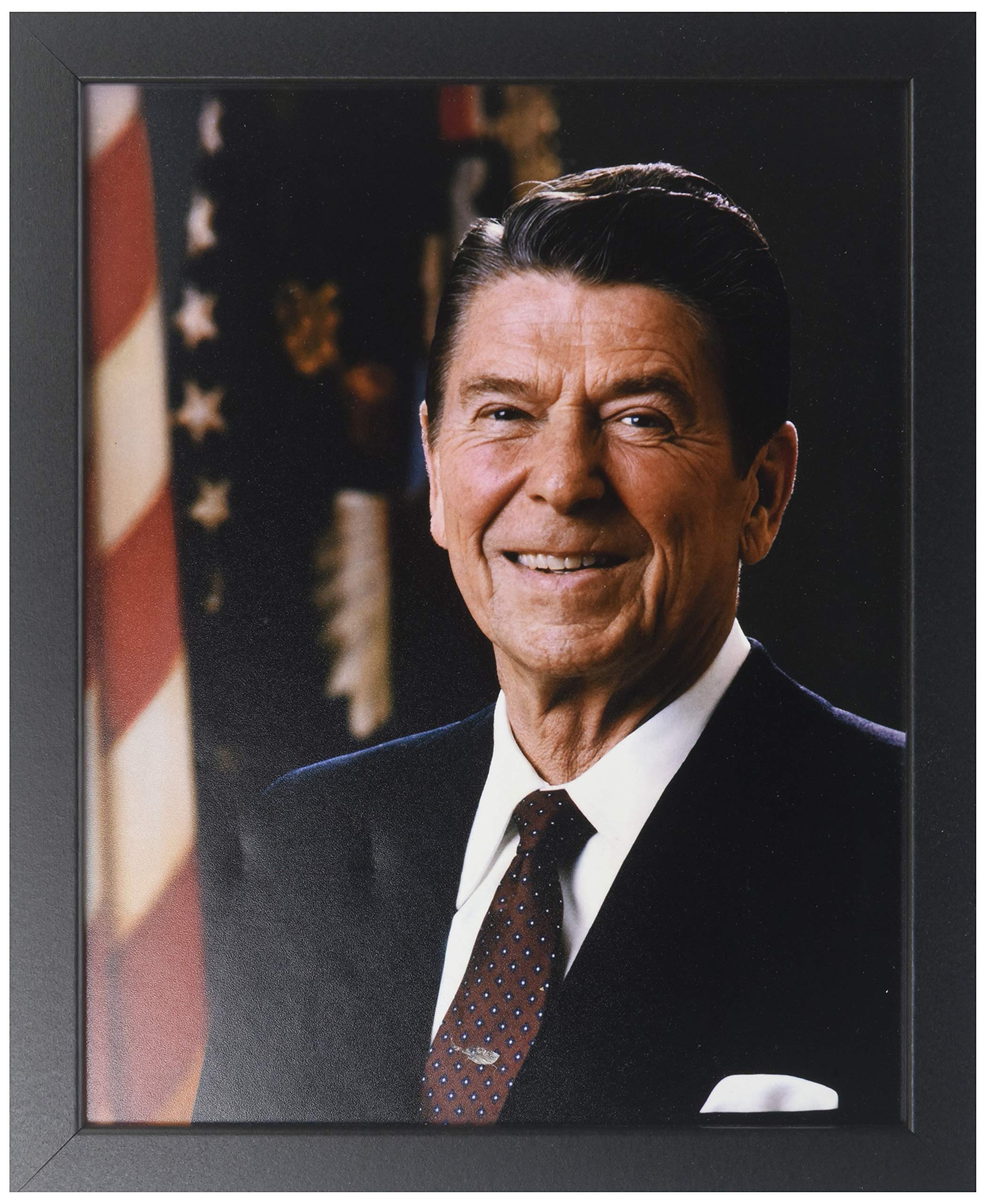 Historical Photos President Ronald Reagan - Official Portrait - Framed 8x10 Photo