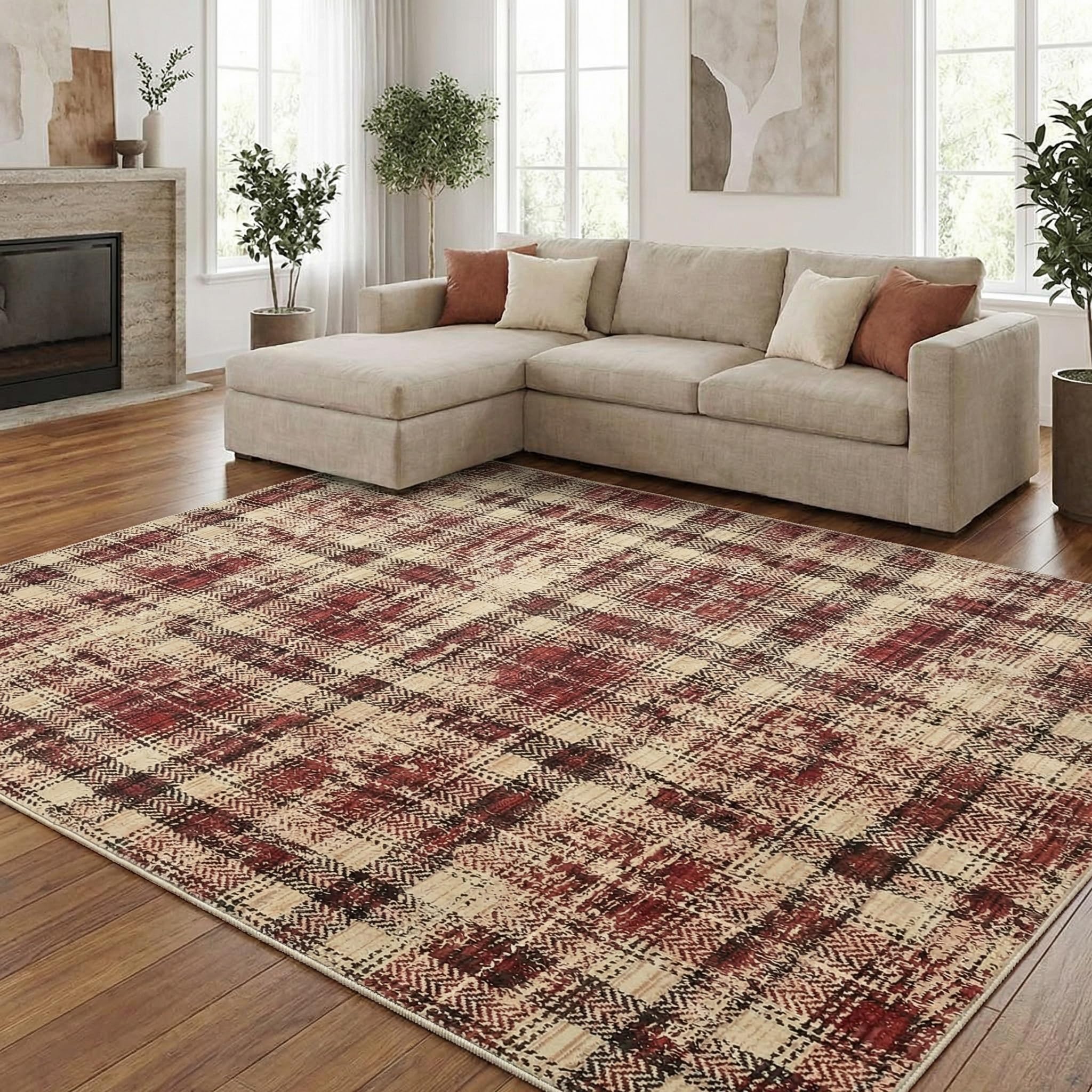 Amazon.com: Garvee Washable Area Rug 6x9 Rugs for Living Room Boho