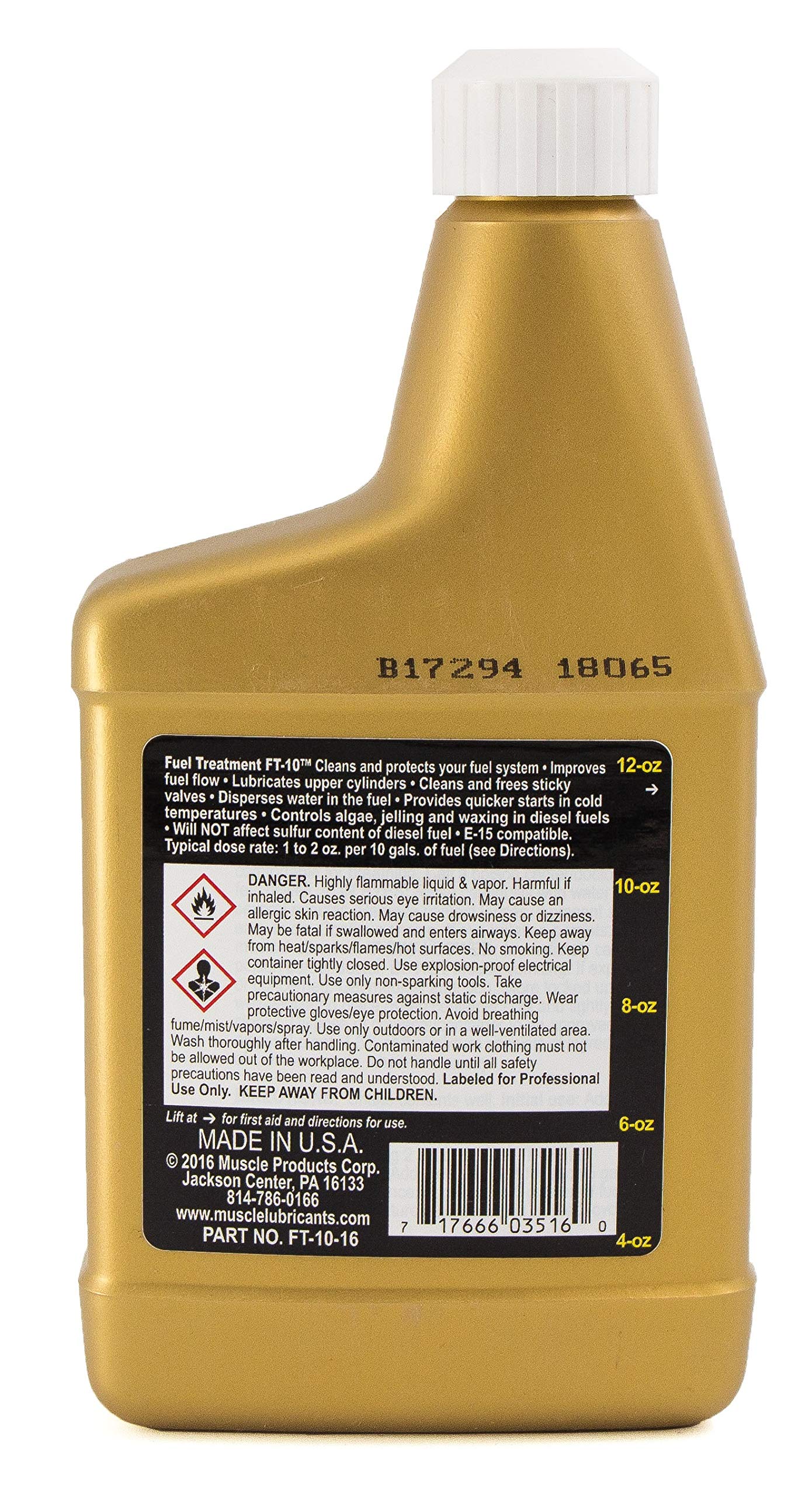 Cutter King # 770-831 Gasoline Additive for 16 oz. Bottle
