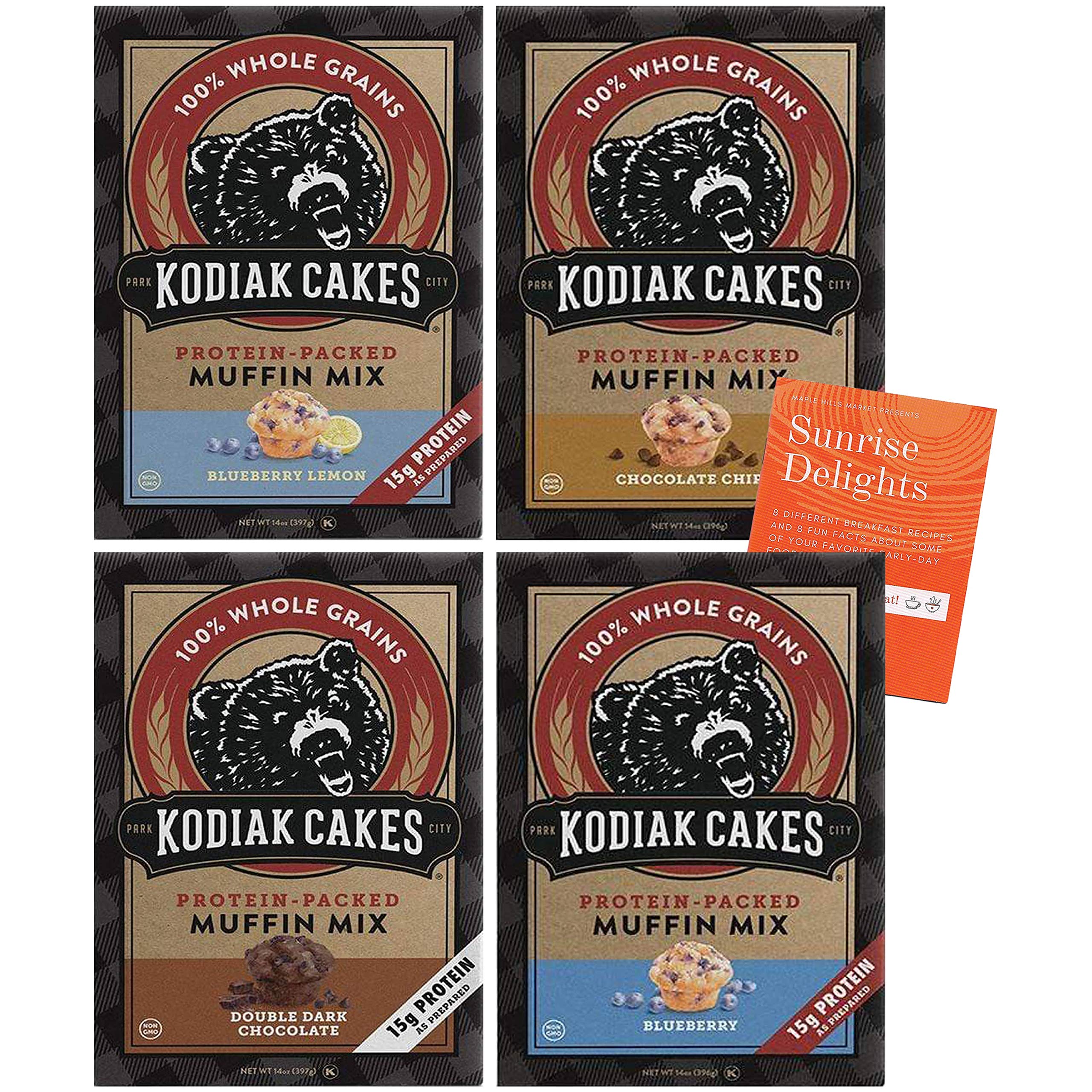 Buy Kodiak Cakes High Protein Muffin Mix Variety Pack 4 Boxes 1 Box