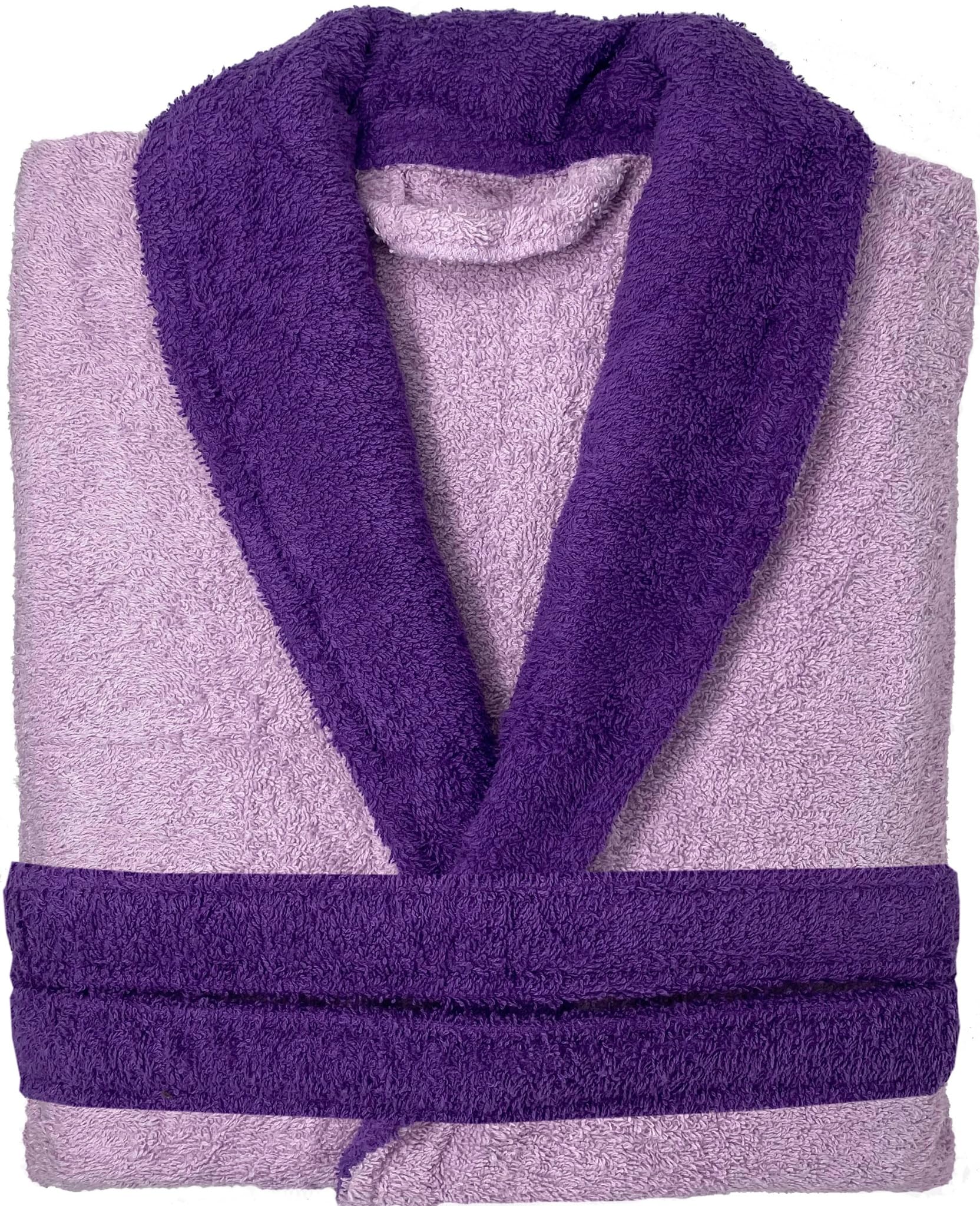 LEBENGOOD Accappatoio donna 100% cotone spugna americana 450 gsm - Accappatoio da bagno per doccia, morbido, assorbente, unisex, OEKO-TEX
