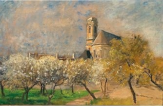 ArtDirect Blossoming Trees in Langenzersdorf Unframed Art Print Giclee Poster by Marie Egner - Ready for Framing with Customization Sizes 10x6, 14x9, 20x13, 36x23, 48x31 and 60x39 inches