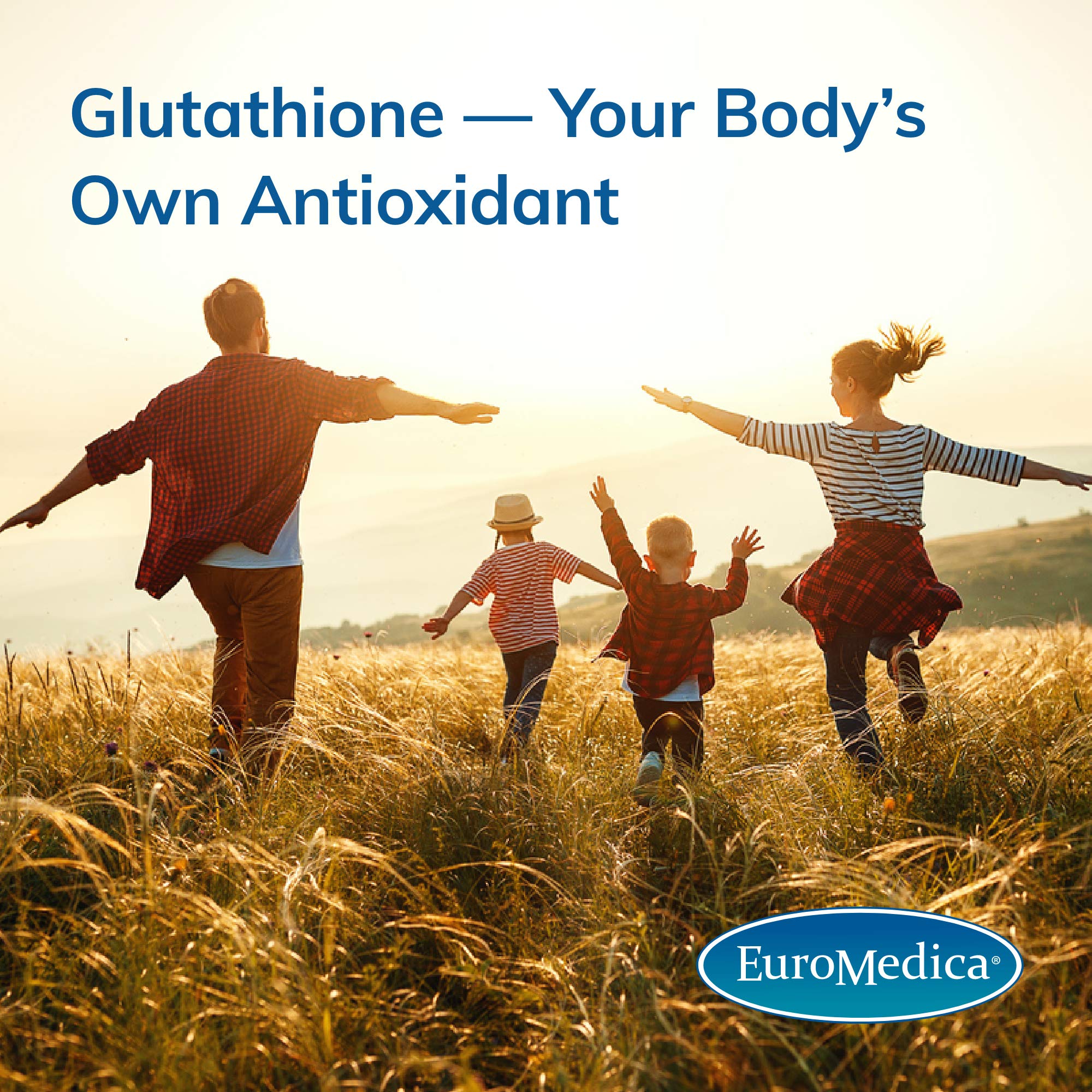 EuroMedica Clinical Glutathione 60 Tablets Powerful Antioxidant