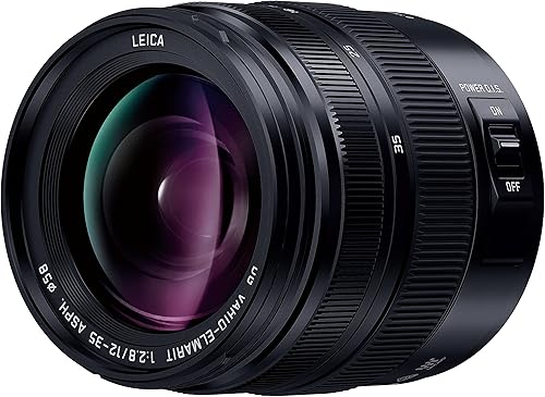 Panasonic H-ES12035 Leica DG Vario-ELMARIT 0.472-1.378 in/F2.8 ASPH./Power O.I.S. G Series Zoom Lens Micro Cuatro Tercios Importación de Japón