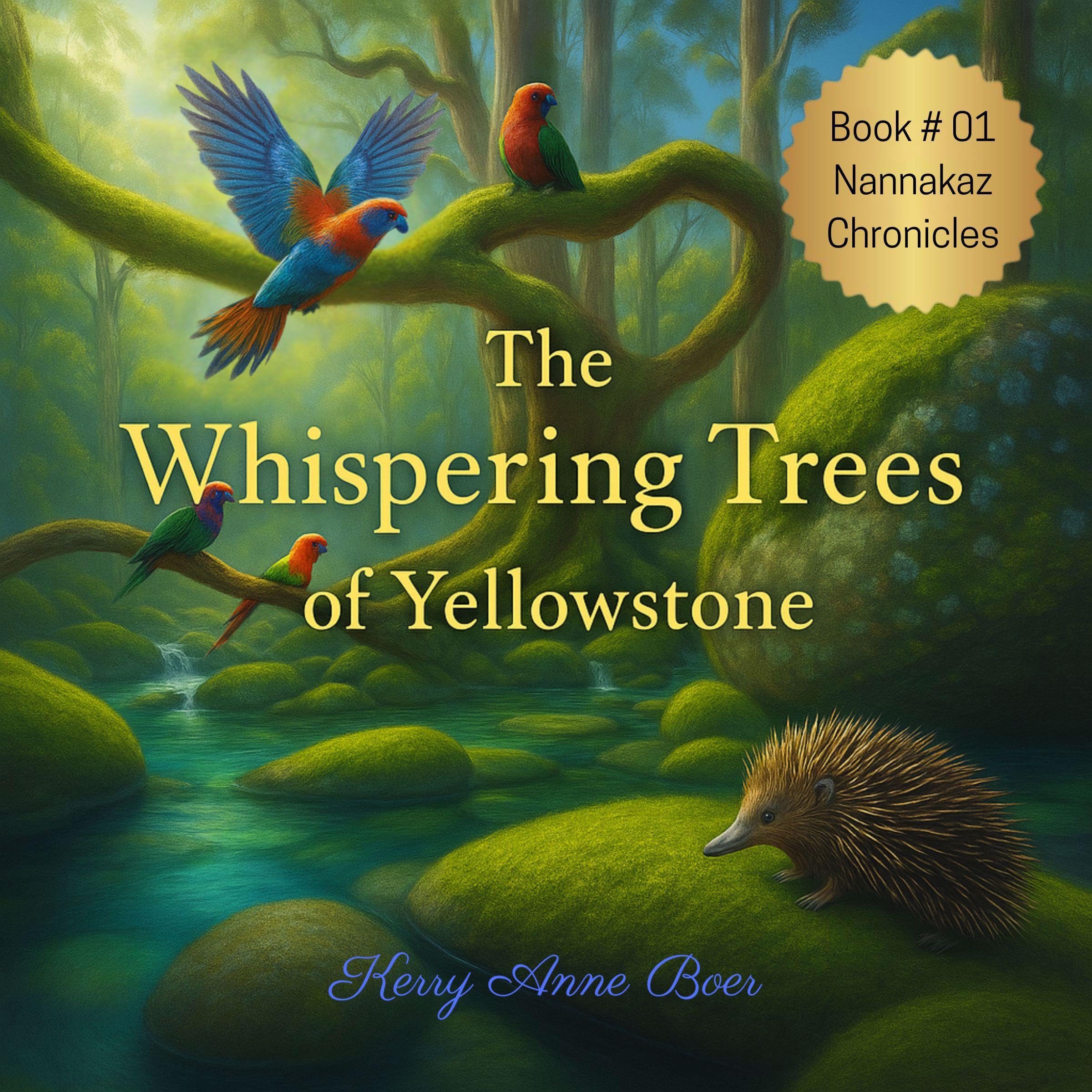 Cover art for The Whispering Trees of Yellowstone