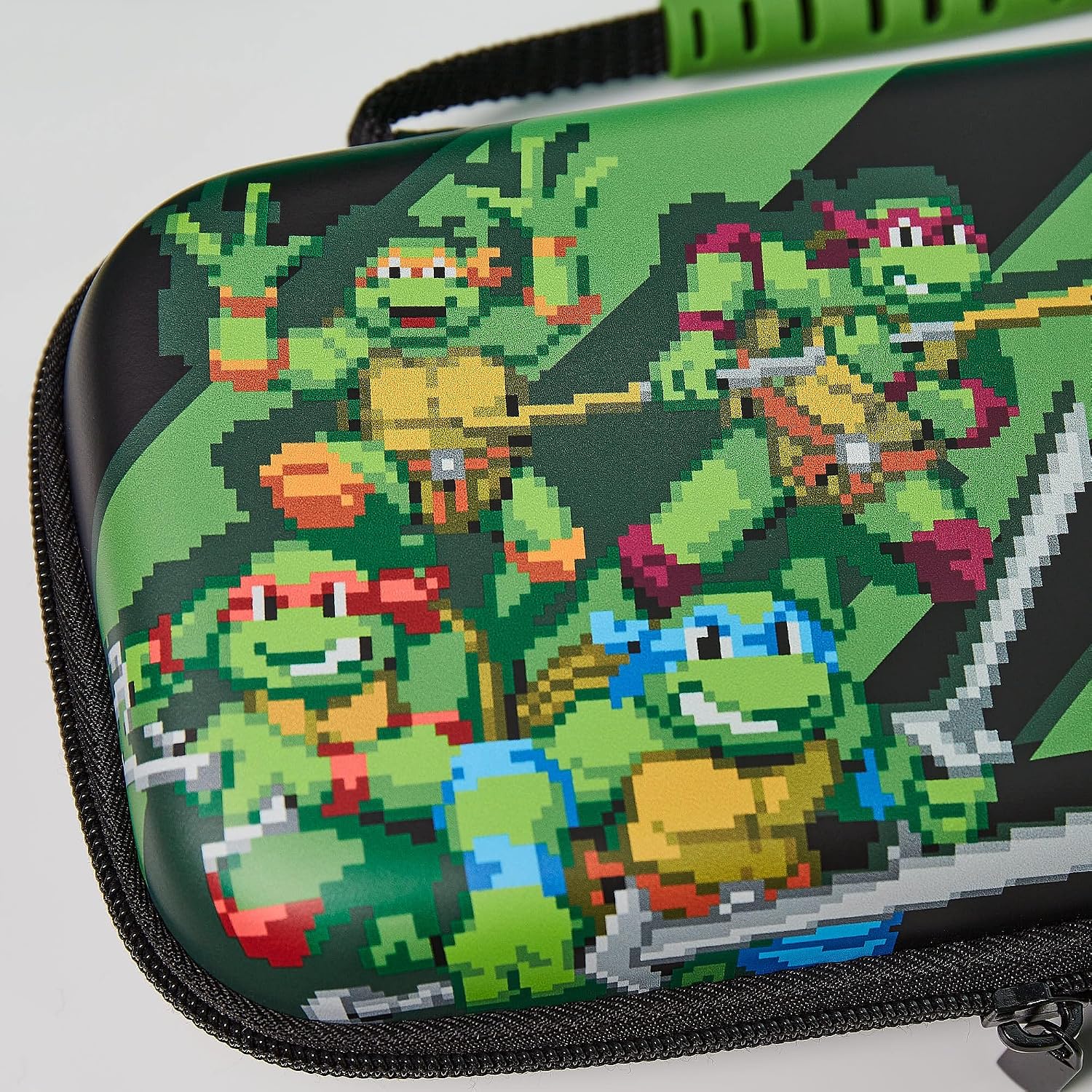 Numskull Teenage Mutant Ninja Turtles Hard Shell Travel Case for Nintendo Switch and OLED Model Console - Fits 10 Games and Switch Accessories