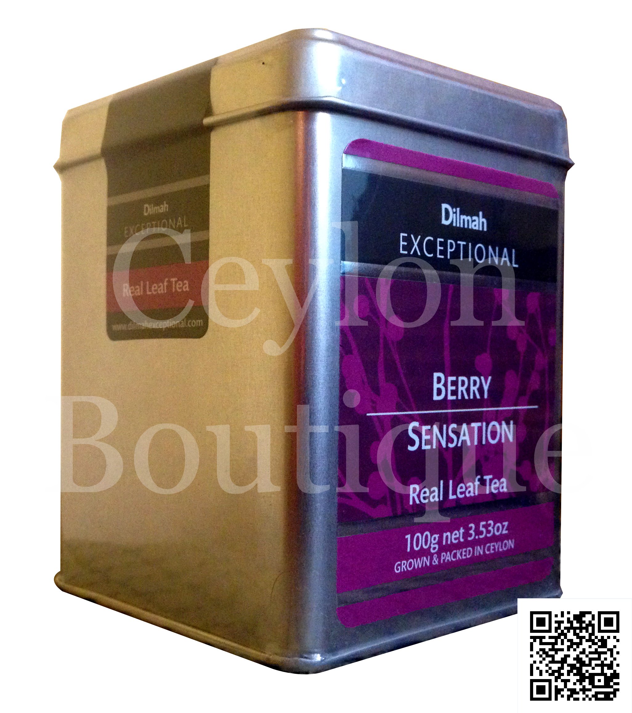 DilmahExceptional Ceylon Tea with Strawberry, Raspberry and Blueberry 100g