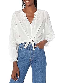 刺繍入りホワイト長袖シャツVELVET BY GRAHAM & SPENCER Amazon.com: Velvet by Graham & Spencer womens Gala Cotton