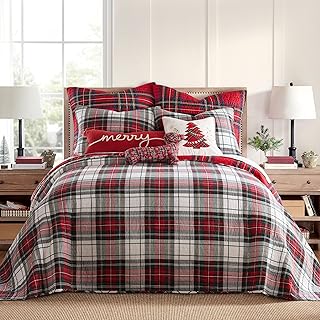 Levtex Home - Spencer Plaid Bedspread - Twin Bedspread - Tartan Plaid - ...