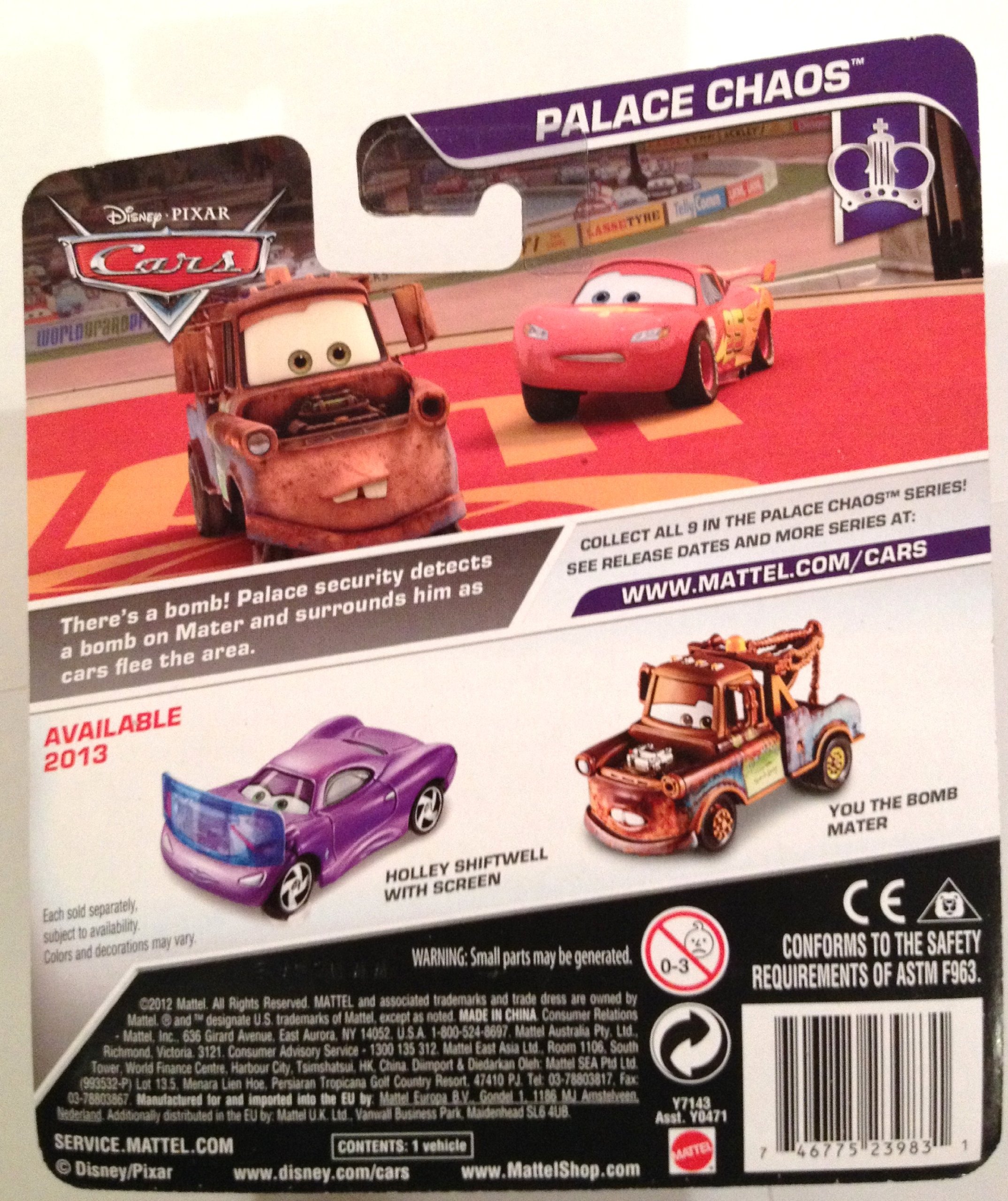 Amazon.com: Cars 2 Piston Cup You the Bomb Mater Die Cast Vehicle