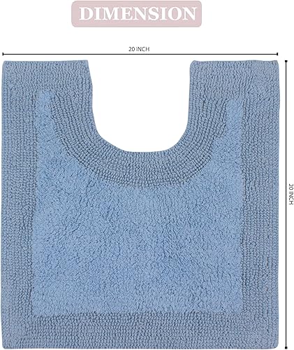 Miniatura 2 de Home Weavers Luxury Collection - Juego de alfombras de baño de 100 % algodón reversible, lavables, algodón suave, extra suave y absorbente, juego de