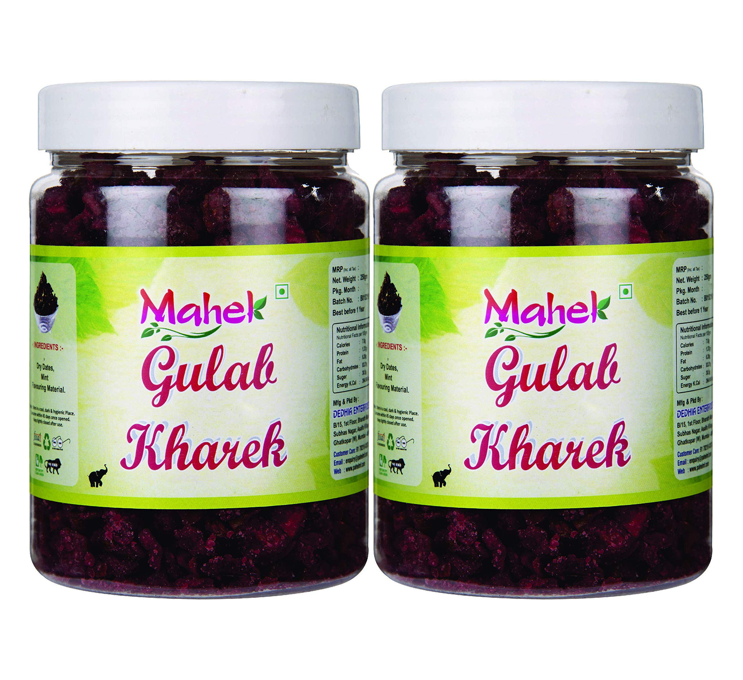 Mahek Gulab Kharek | Rose Mouth Freshner - Pack of 2 Jar, (300 Gm x 2) (B08HQ2KZ8D) Amazon Price History, Amazon Price Tracker