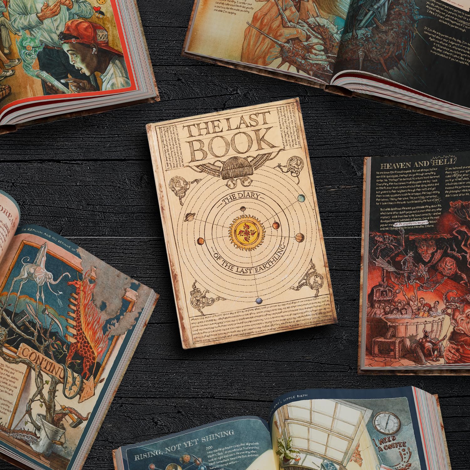The Last Book. The Diary of The Last Earthling - The Ultimate Collection of Cultural Artifacts - Diary & Encyclopedia with 380 Pages of Detailed Illustrations - Dystopian & Post Apocalyptic Fiction