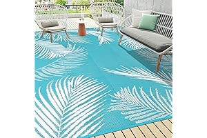 Pauwer Waterproof Outdoor Rugs 9x12 for Patios