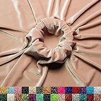 Vista 13 de Ice Fabrics Tela de Terciopelo Elástico por Yarda - 60" de Ancho Tela Suave y Elástica para Coser Ropa, Prendas, Disfraces, Manualidades - 90%