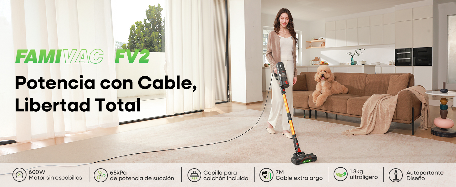 FamiVac FV2 Aspiradora con Cable - TVC
