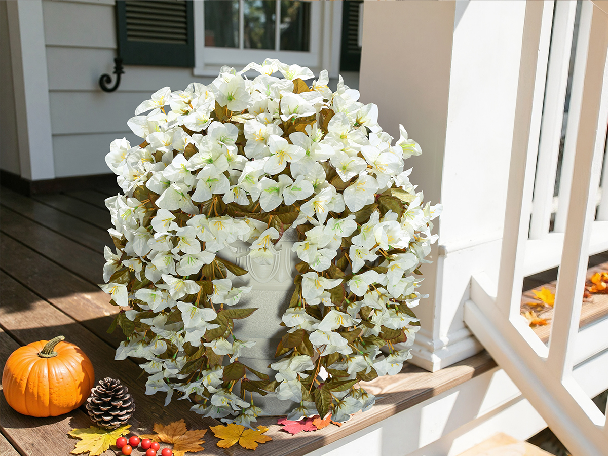 Amazon.com: Bougainvillea Artificial Flowers Plants for Outdoors