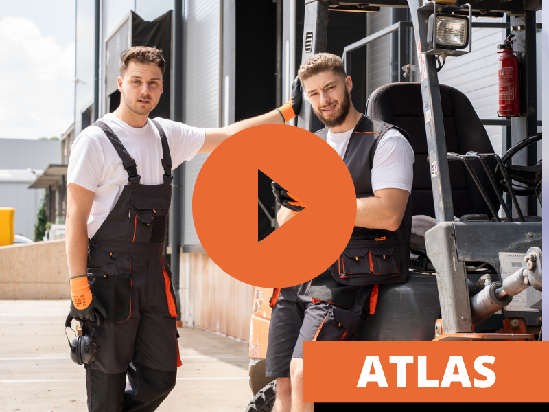 Salopette Da Lavoro Atlas Uomo - Grigio/Arancio, Tascabile Multifunzione, Poliestere Oxford 600D | Per Edili E Meccanici - Foto 3