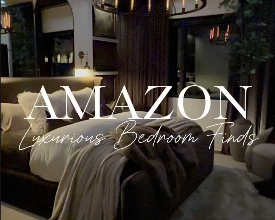 Watch Luxury Bedroom Finds #interiordesign #founditonamazon on Amazon Live