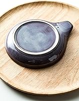 Vista 8 de Reposa Cucharas, Soporte de Cuchara de Cerámica con Bandeja de Goteo Profunda para Utensilios de Estufa, Soporte para Encimera, con Mango para Fácil