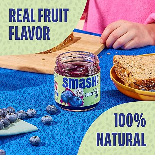 Miniatura 9 de Chia Smash Concord - Mermelada de uva  Mermelada keto sutilmente dulce hecha con ingredientes simples reales  Baja en calorías paleo vegana