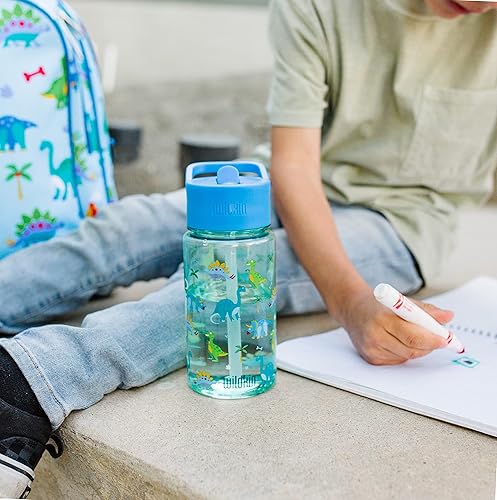 Miniatura 8 de Wildkin Bolsa de almuerzo ecológica para niños, botella de agua Tritan de 16 onzas y paquete de hielo para refrescar y completar comidas en todo el