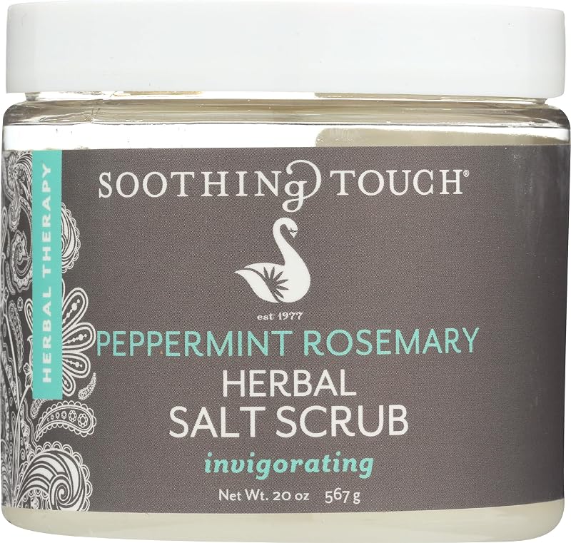 Esfoliante corporal de sal Soothing Touch Peppermint Rosemary, 567 g