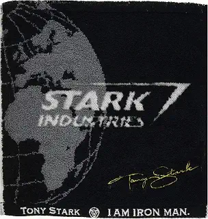 丸眞 ハンドタオル Marvel マーベル スターク・インダストリーズ 25×25cm STARK INDUSTRIES 2505026400
