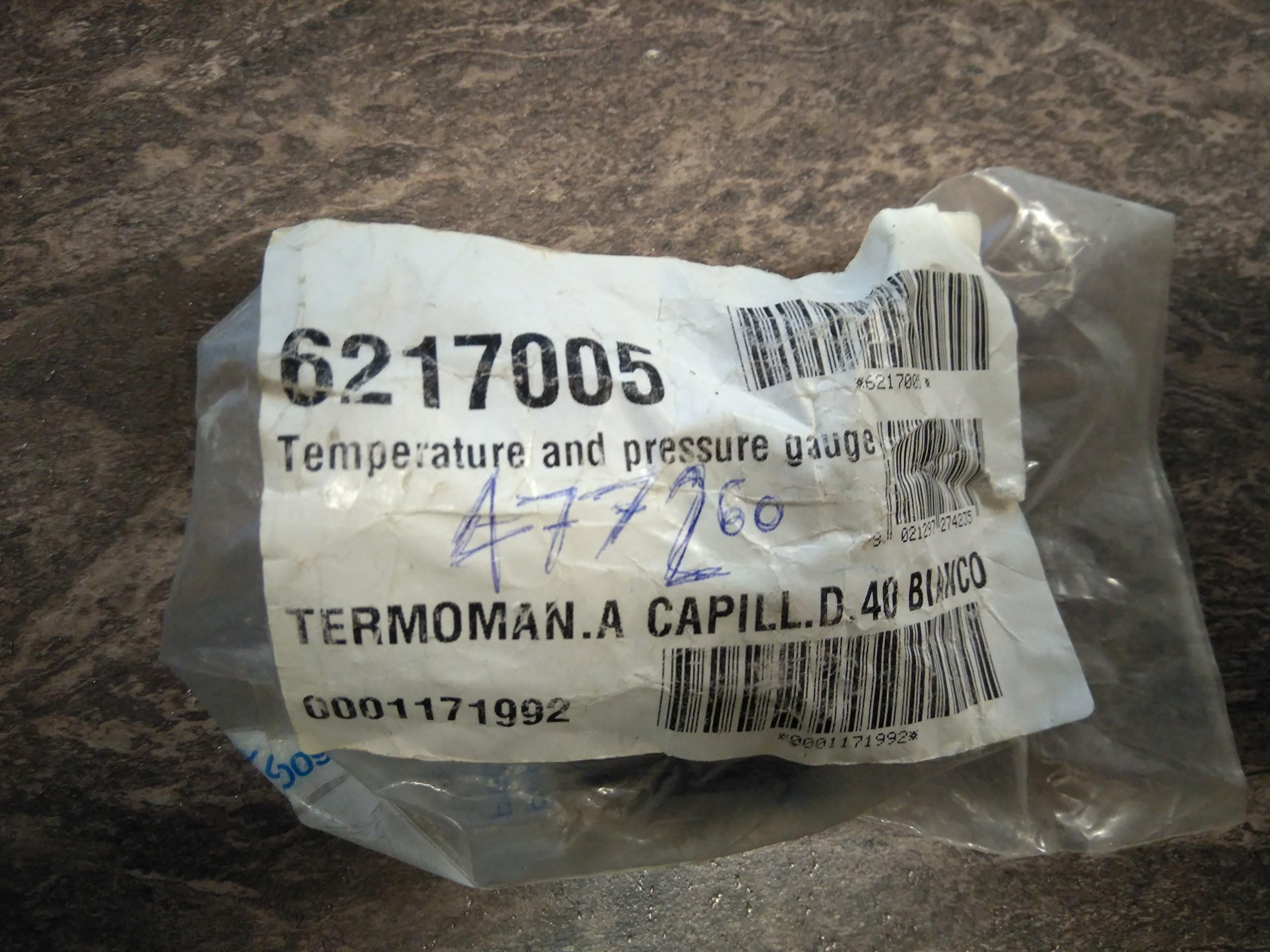Sime Ecomfort Super Format Temperature & Pressure Gauge 6217003 *New*