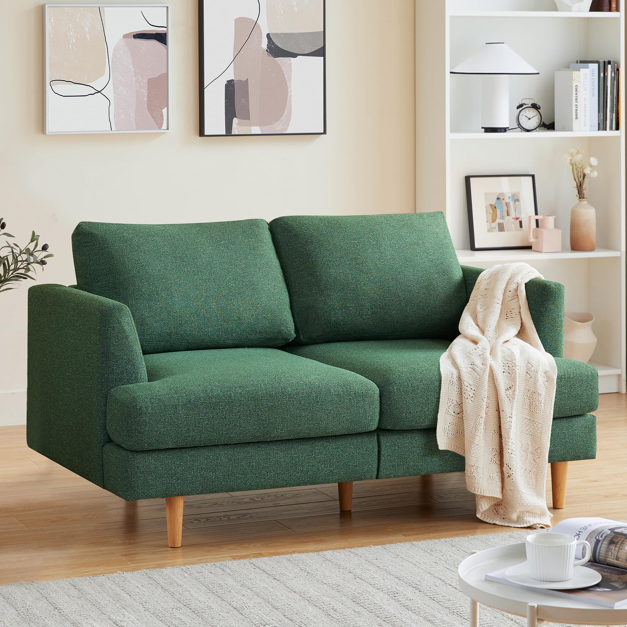 Busaurus Loveseat Sofa 56" Mid Century Modern Small Couches — free download