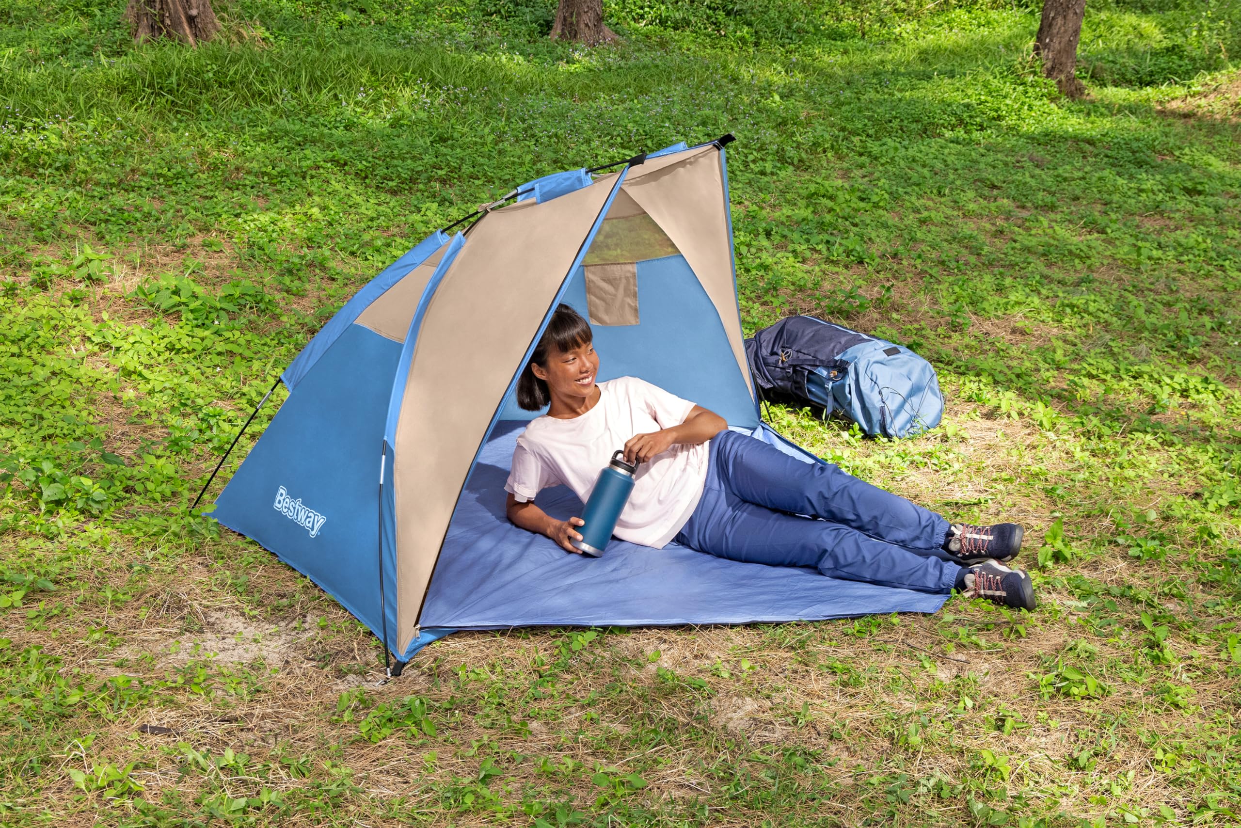 Bestway 68001-6 Tenda da spiaggia Ramble X2 per 2 persone